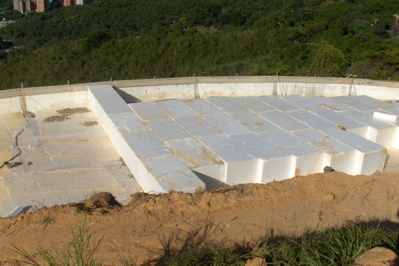 bloque de poliestireno para rellenos