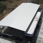 techo con panel sandwich termopanel centro logístico refrigerado