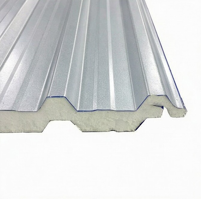 Techo aislante con núcleo de poliuretano